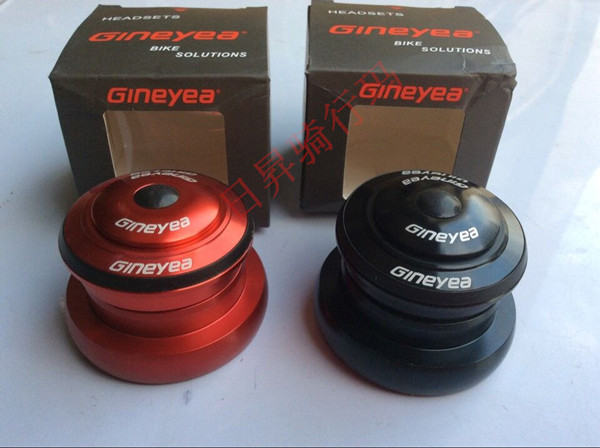 GINEYEA vélo cnc casque de roulement externe supérieur 1-1/8 "inférieur 1-1/2" pour le cadre 44mm 1