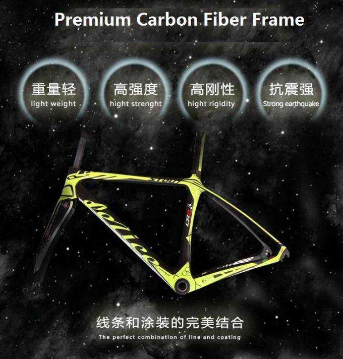 700C Carbon Fiber Road Aero Frame+Fork+Seatpost STOUT CR-2 900 Grammes BB compatible avec différents types 3