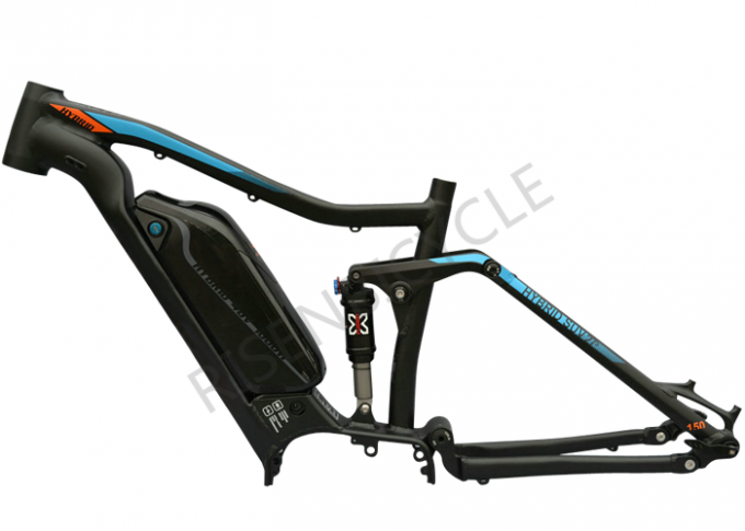 Boost 27.5er Cadre de vélo électrique w/ Bafang 1000w Suspension en alliage d'aluminium Mtb E-Bike 2