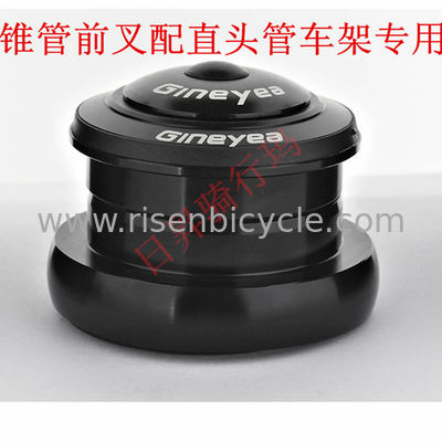 Chine Stimulant externe 1-1/8 » plus bas 1-1/2 » de casque d&#039;incidence de commande numérique par ordinateur de bicyclette de GINEYEA du cadre de 44mm distributeur
