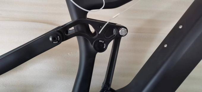 cadre de bicyclette de carbone de suspension d'OEM de cadre électrique de vélo de voyage de 160mm plein 3