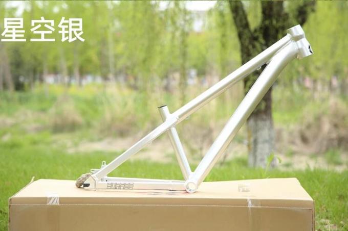 Cadre horizontal de Hardtail de bicyclette de montagne d'abandon scolaire de saleté du pullover 4X BMX de cadre en aluminium bon marché chinois de vélo 1
