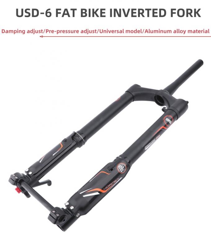 Dnm USD-6S Fat 26er Inverted Fat Bike Suspension Fork Fork à vélo de montagne 0